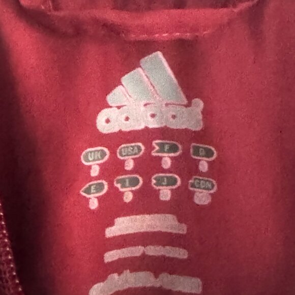 Adidas Womens Size small Burgundy Zip up Jacket vented - Picture 3 of 6
